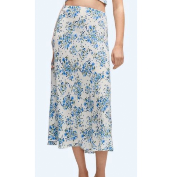 Mng ⎪Floral Midi Skirt - Picture 1 of 8